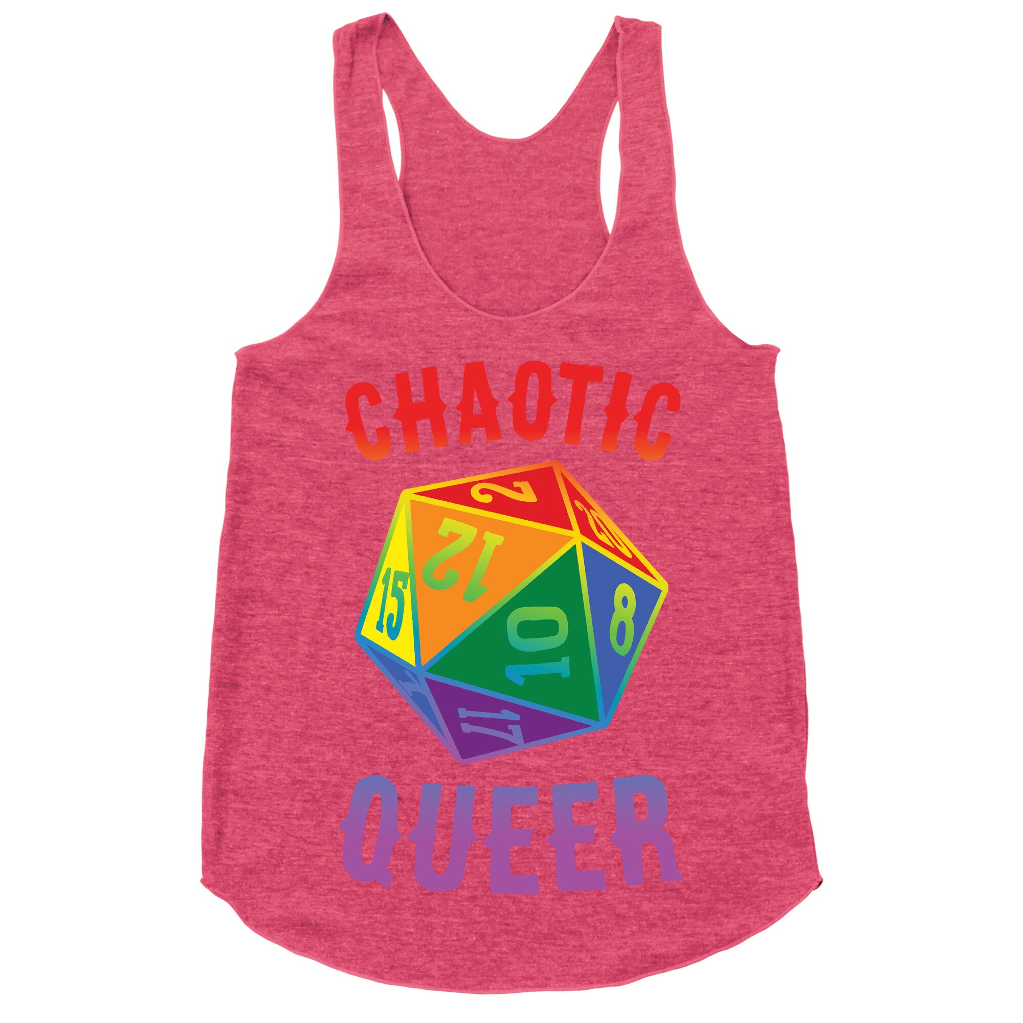 Chaotic Queer Racerback Tank